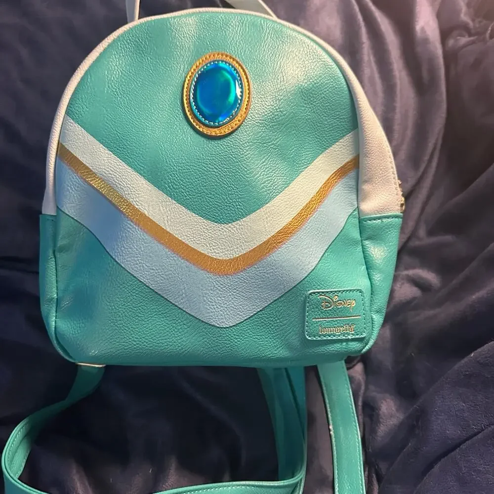 Exclusive Loungefly Disney Princess Jasmine Cosplay mine Backpack rajah Aladdin